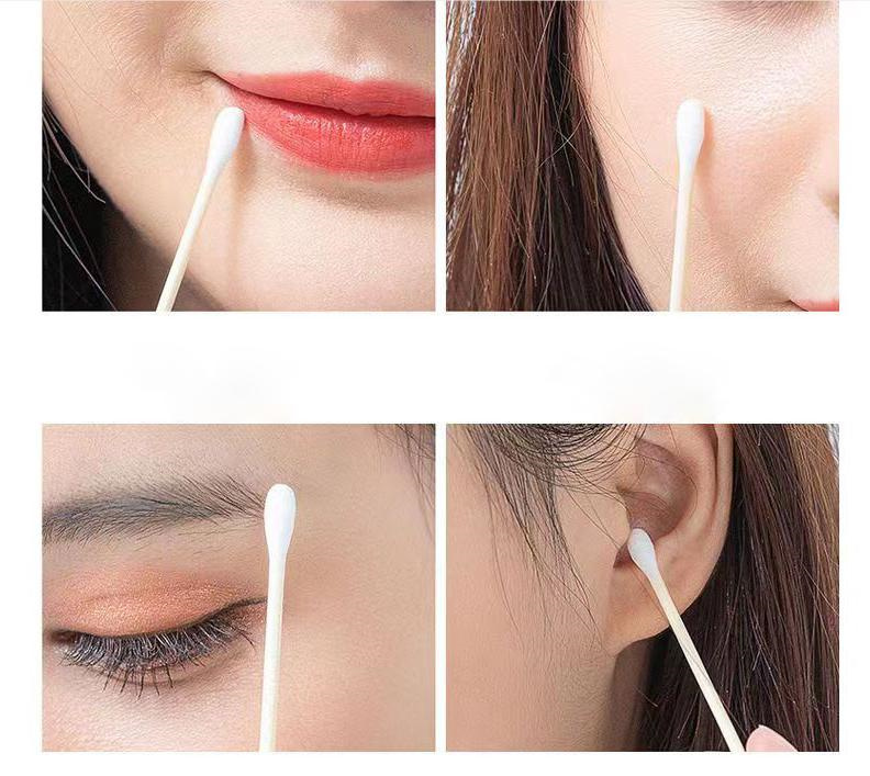cotton buds for cosmetic purposes-double ended cotton buds 200count - Image 3
