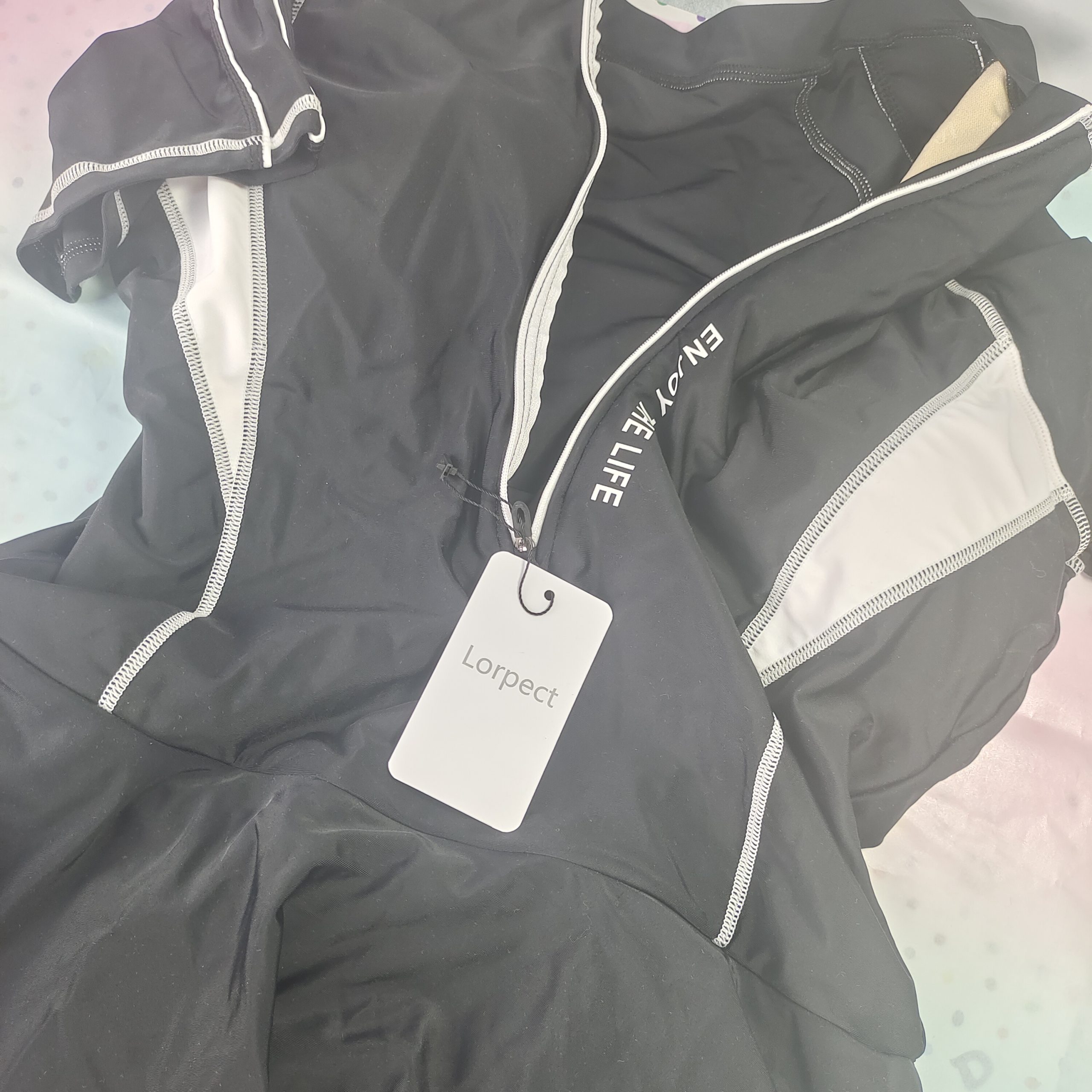 Lorpect Women’s Black Short Sleeve One-Piece Swimsuit Dress – Soft, Padded, And Modest Swimwear For A Casual Elegant Look - Image 5