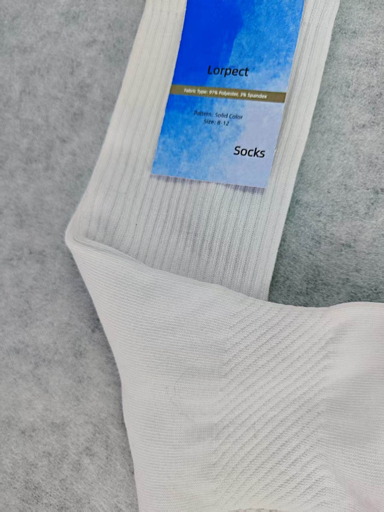 Lorpect White Cotton Socks 5 Pairs – Soft, Breathable, And Comfortable Everyday Wear For Men And Women - Image 2