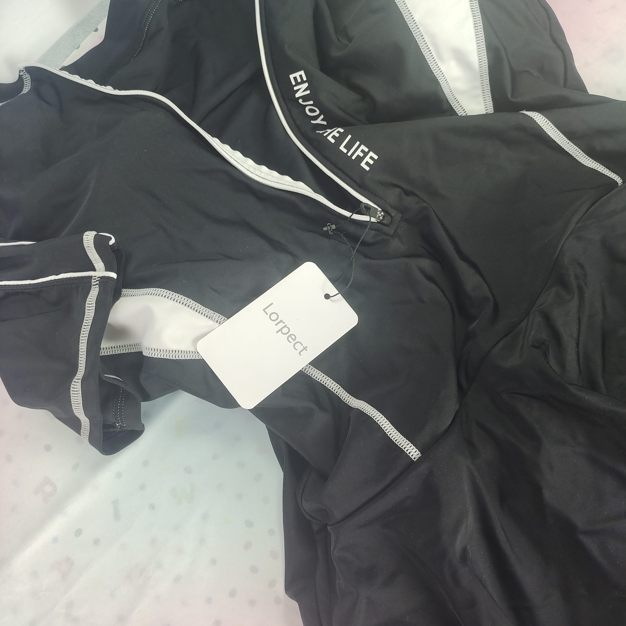 Lorpect Women’s Black Short Sleeve One-Piece Swimsuit Dress – Soft, Padded, And Modest Swimwear For A Casual Elegant Look - Image 2