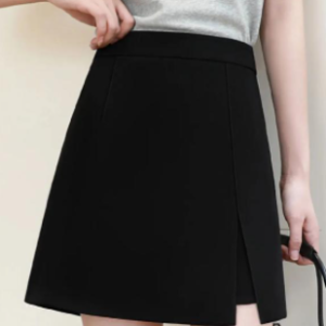 Lorpect Black Skirt – Soft Stretch Pull-On Design, Elegant And Comfortable For Daily Or Office Wear