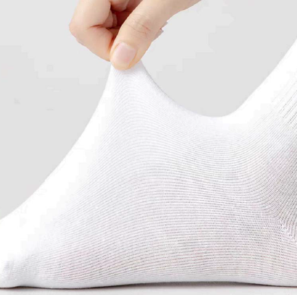 Lorpect White Cotton Socks 5 Pairs – Soft, Breathable, And Comfortable Everyday Wear For Men And Women