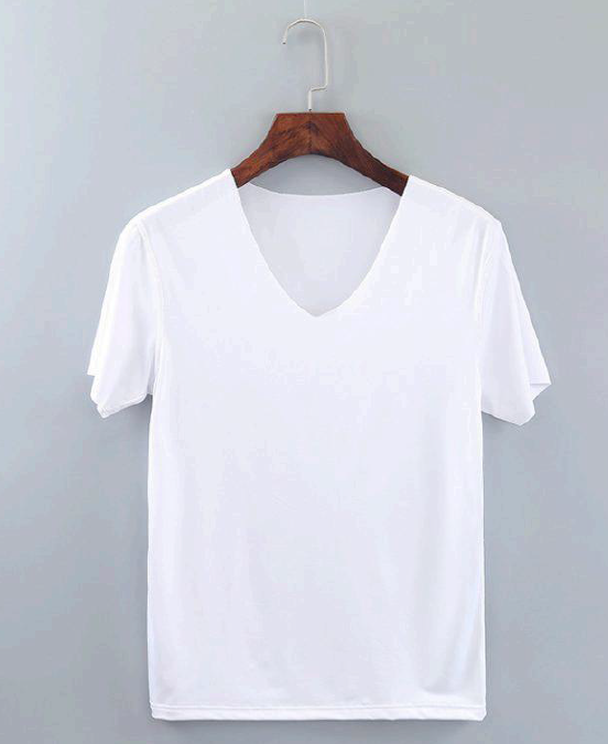 Lorpect Women’s White V-Neck Casual Top – Lightweight, Stylish Polyester Tee Shirt For Everyday Wear