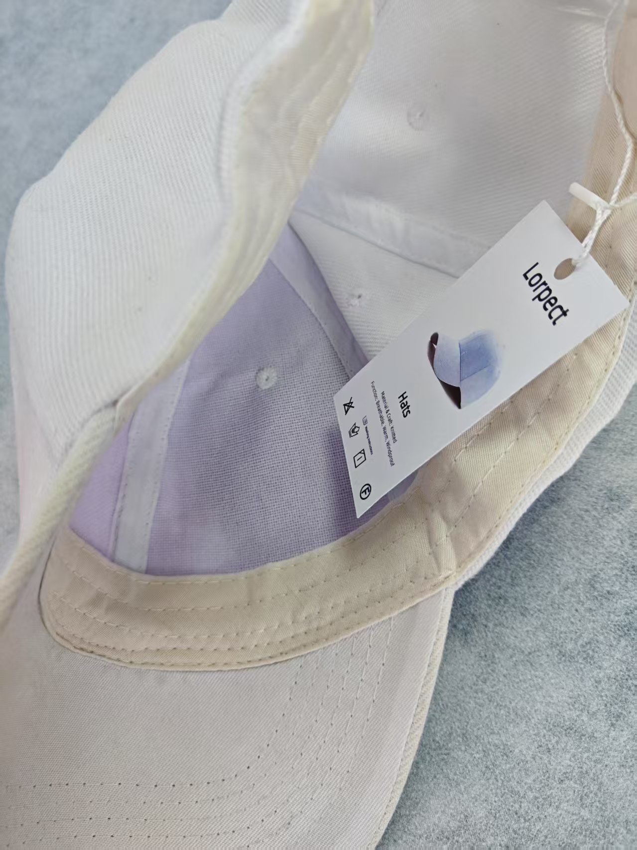 Lorpect White Hat – Lightweight, Stylish, And Comfortable Cap For Everyday Casual Wear - Image 2