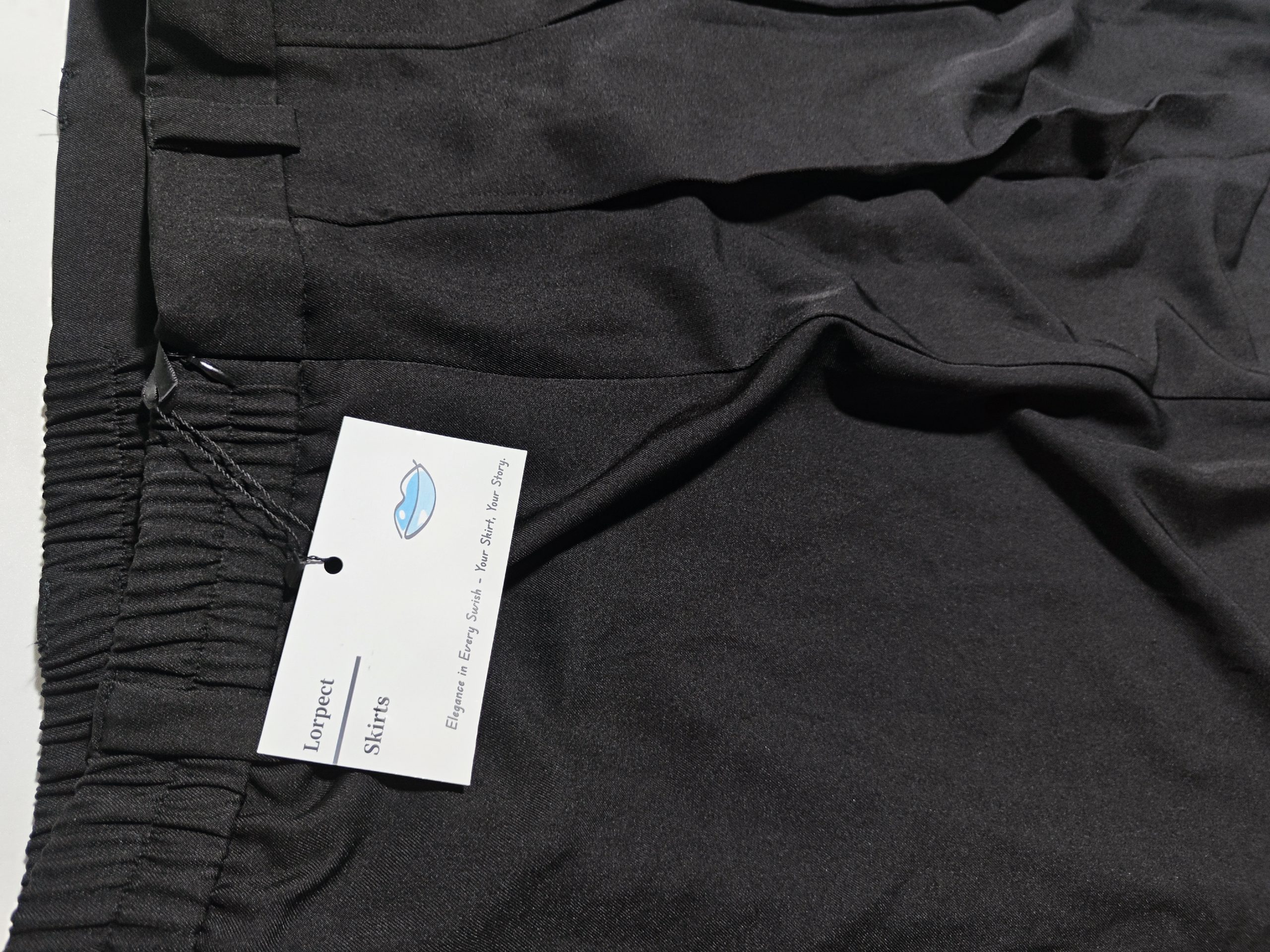 Lorpect Black Skirt – Soft Stretch Pull-On Design, Elegant And Comfortable For Daily Or Office Wear - Image 5