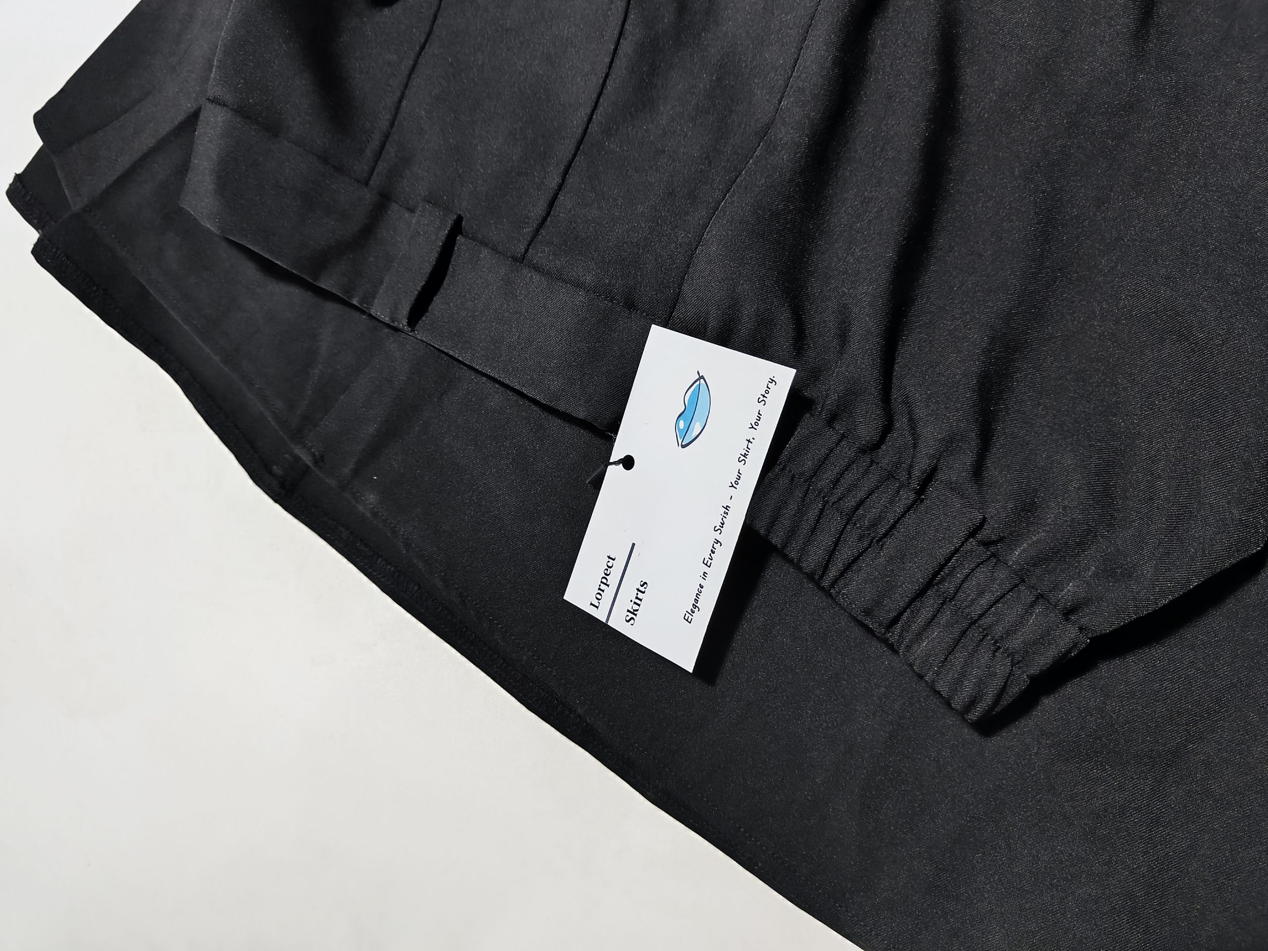 Lorpect Black Skirt – Soft Stretch Pull-On Design, Elegant And Comfortable For Daily Or Office Wear - Image 3